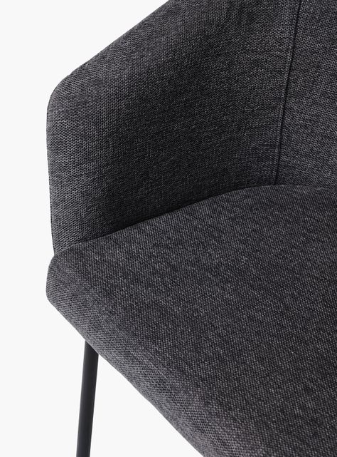 Silla Tapiz Easton Gris Oscuro-6