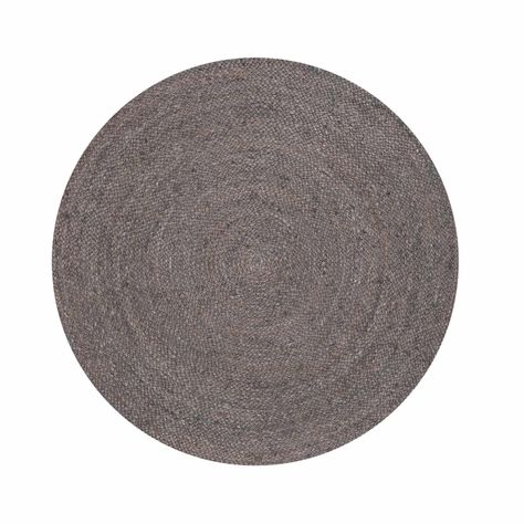 Alfombra Redonda Yute Gobi 120 Gris-0