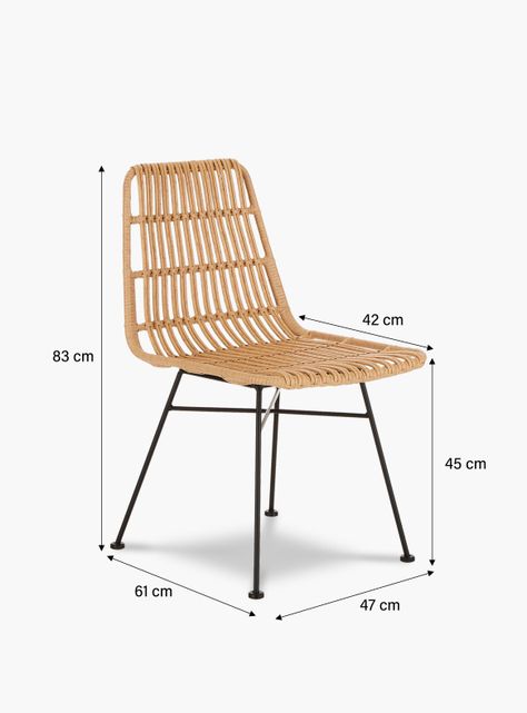 Silla Comedor ratan sintetico Creta-8