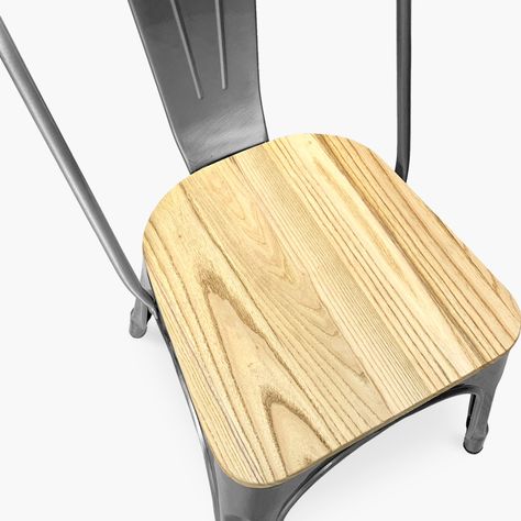 Silla Tolix Madera Metal-4