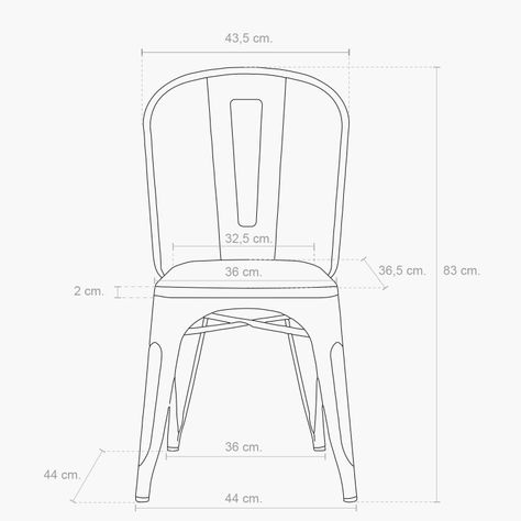 Silla Tolix Madera Metal-5