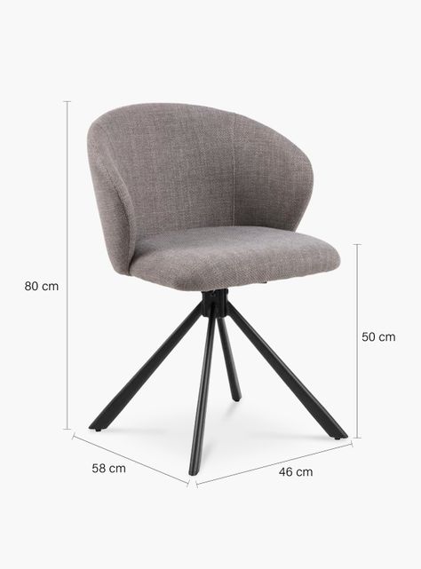 Silla Tapiz Princeton Gris-7