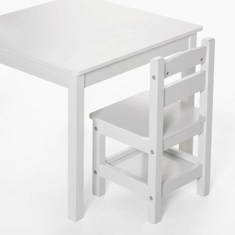 Pack Kids 1 Mesa 2 sillas Olivia Blanco-4