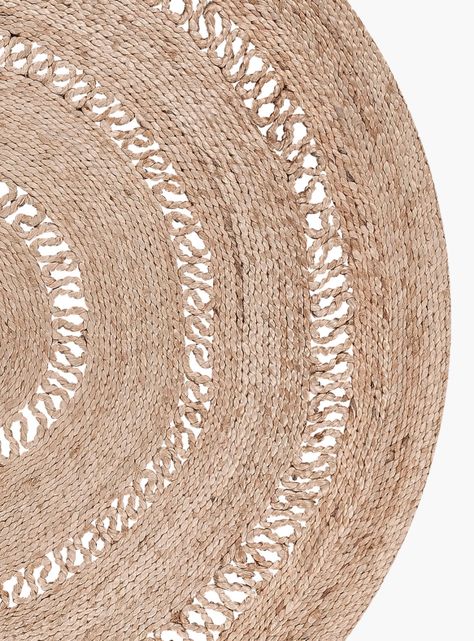 Alfombra Yute Oasis 120⌀ Crudo-1