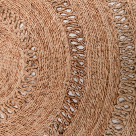 Alfombra Yute Oasis 120⌀ Crudo-4