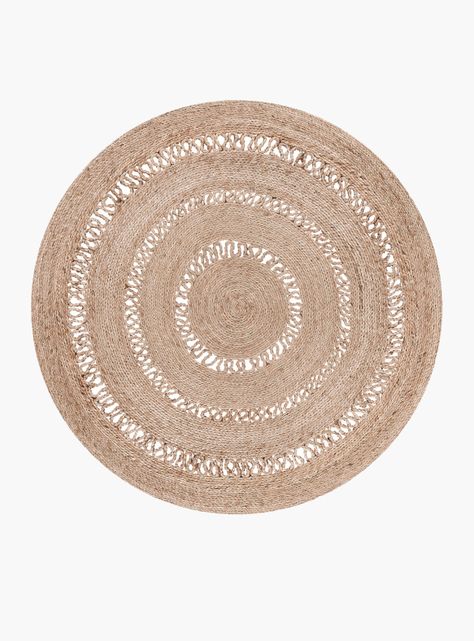 Alfombra Yute Oasis 120⌀ Crudo-5