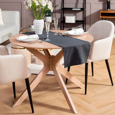 Mesa Comedor Duncan redonda Natural-4