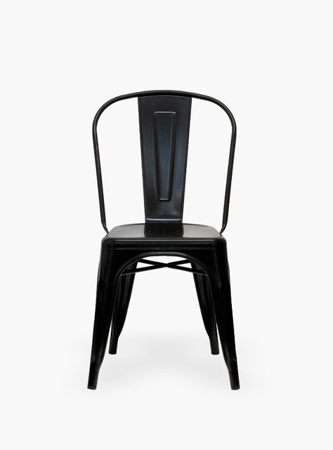 Silla Tolix Réplica Negro-0