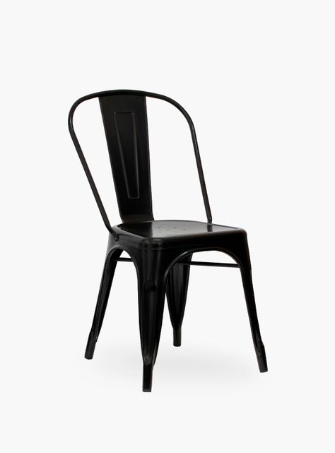 Silla Tolix Réplica Negro-3