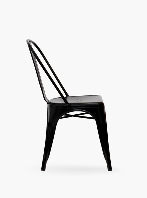 Silla Tolix Réplica Negro-4