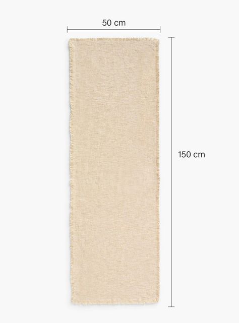 Camino de Mesa Arga 50x150 Beige-4