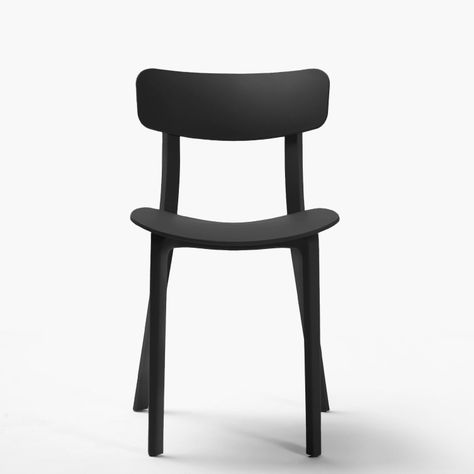 Silla de Comedor Phil Negro-0