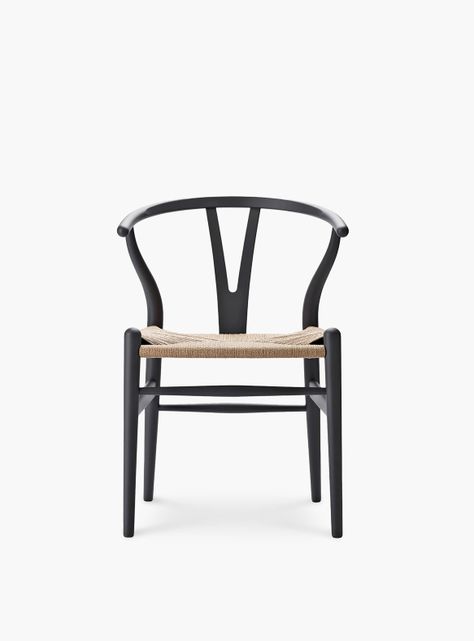 Silla Madera Wishbone Negro-0