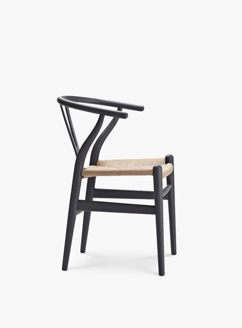 Silla Madera Wishbone Negro-2