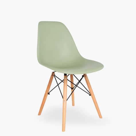 Silla DSW Réplica Eames Menta-2