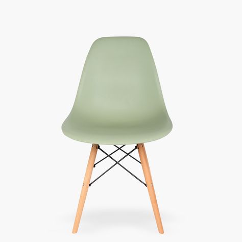 Silla DSW Réplica Eames Menta-0