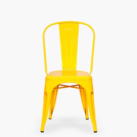 Silla Tolix Réplica Amarillo-0