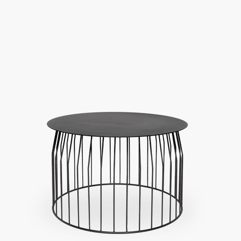 Mesa de Centro Wire DIAM 60 Negro-0