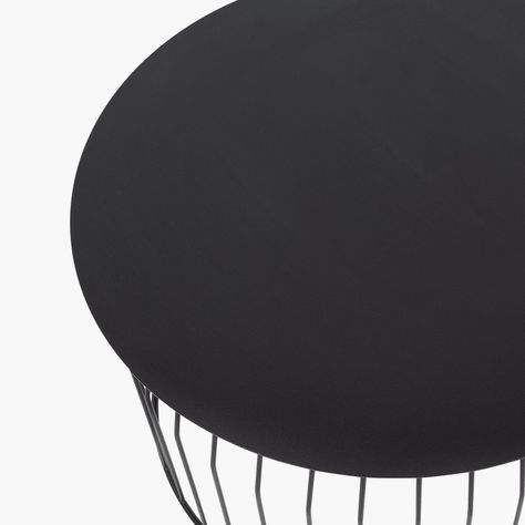 Mesa de Centro Wire DIAM 60 Negro-2