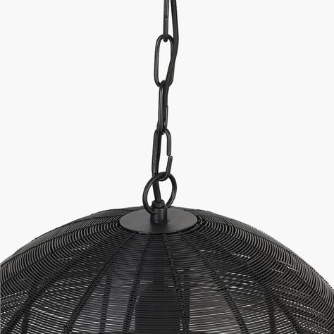 Lámpara De colgar Amarah 60 Negro-4