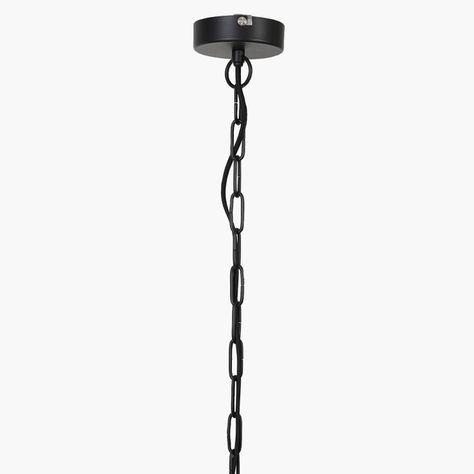 Lámpara De colgar Amarah 60 Negro-5