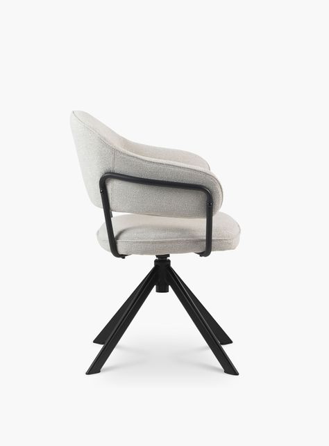 Silla de Oficina Stanford Gris Claro Giratoria-2