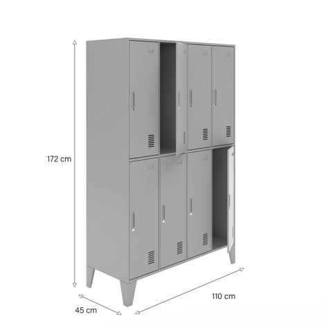 Locker metálico L4A2-2