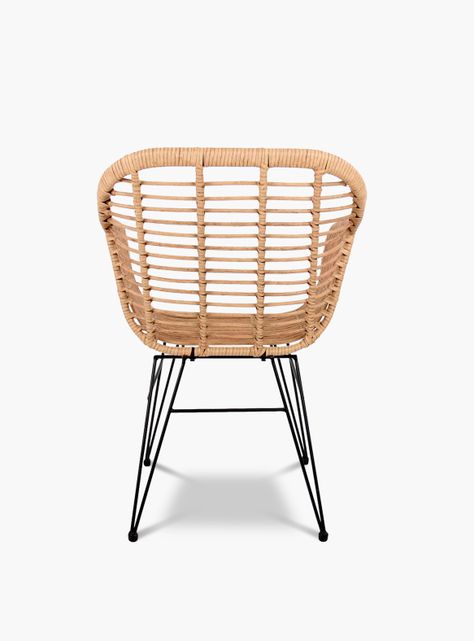 Silla Comedor c/brazo ratan sintetico Creta-4