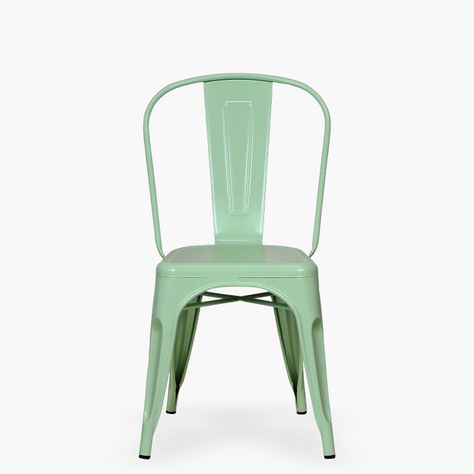 Pack 4 Sillas Tolix Asiento Metal Menta-1