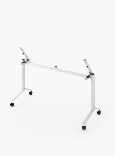 Escritorio Space Plegable 120x60 Blanco/Blanco-2