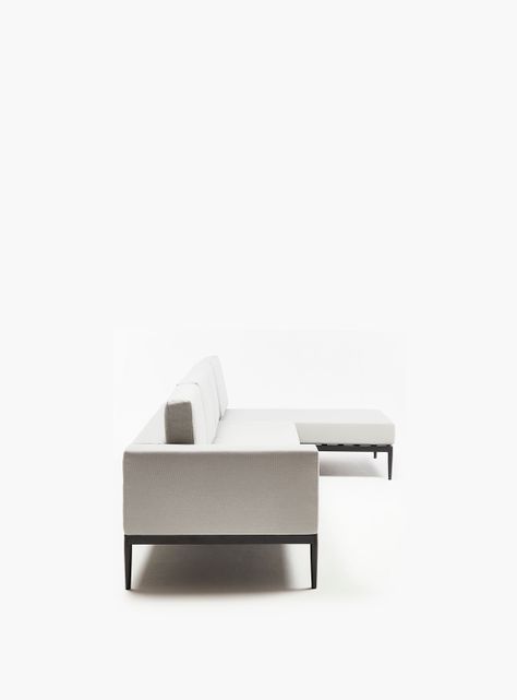 Seccional 3C + Chaise Derecho Long Bay Gris-3