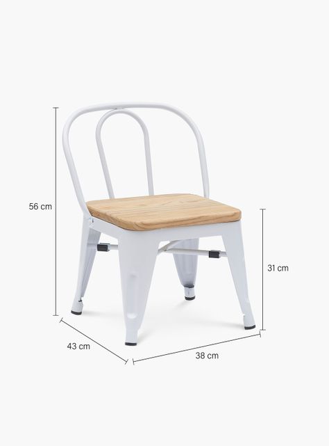 Silla Infantil Becca Natura/Blanco-4