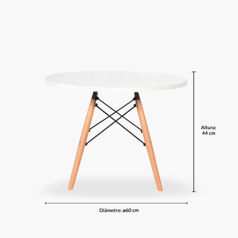 Pack Kids 1 Mesa 2 Sillas DSW Blanco-3