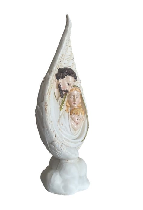 Figura Sagrada Familia Estatua Religiosa  24 cms-1