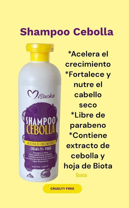 Shampoo De Cebolla Vegano Misucka 400 ML-1