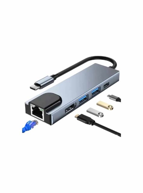 Adaptador Dock Station 5 En 1 Tecmaster Tm-100541-0