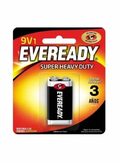 Bateria 9v - Super Heavy Duty- Eveready-1