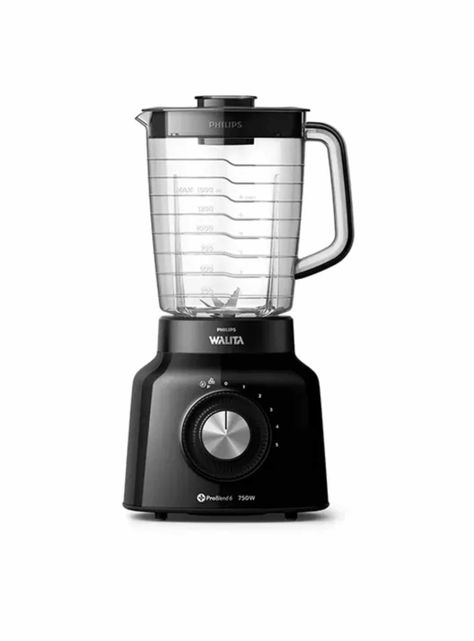Licuadora Phillips Vaso De Vidrio 2l 700w Hr-213890 Negro-1