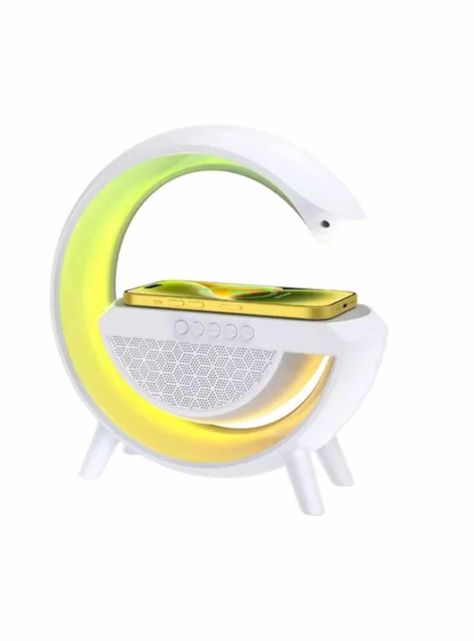 Cargador Inalámbrico Lámpara Rgb Parlante Bluetooth-1