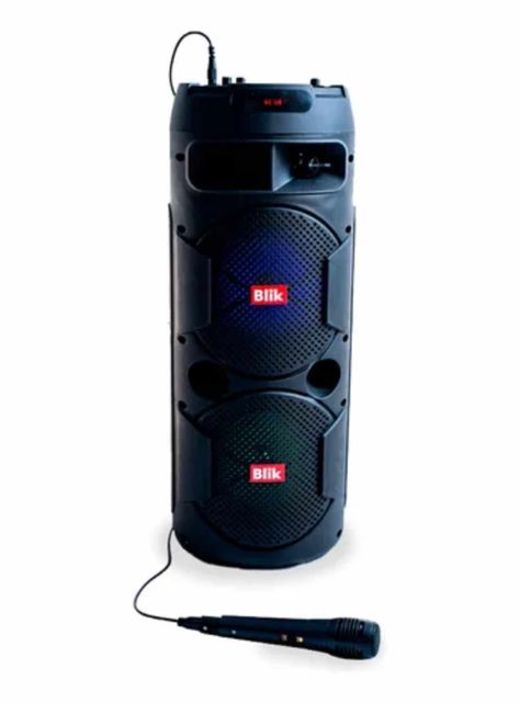 Parlante Blik Screamer3 portátil con bluetooth negra-0