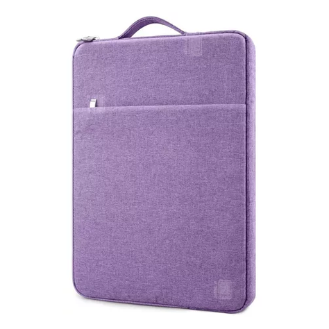 Bolso para tablet de 11 pulgadas microfibra impermeable color morado-0