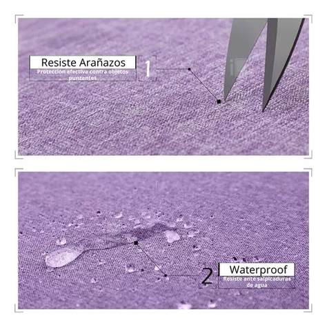 Bolso para tablet de 11 pulgadas microfibra impermeable color morado-4