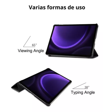 Funda carcasa para tablet Samsung S9S9 Fe SM-X510X710 color azul-4