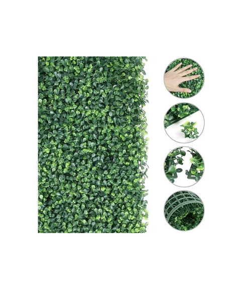 10 Mallas Trébol Cerca Pasto Artificial Enredaderas Vallas-4