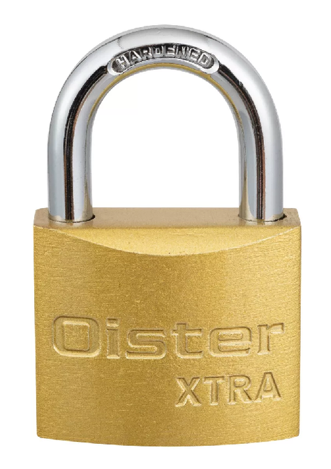 Candado oister xtra 30mm fierro bronceado color amarillo-0