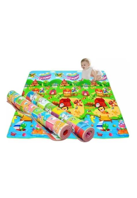 2 alfombras lavables infantiles, antigolpes, para niños y bebés, x2-0
