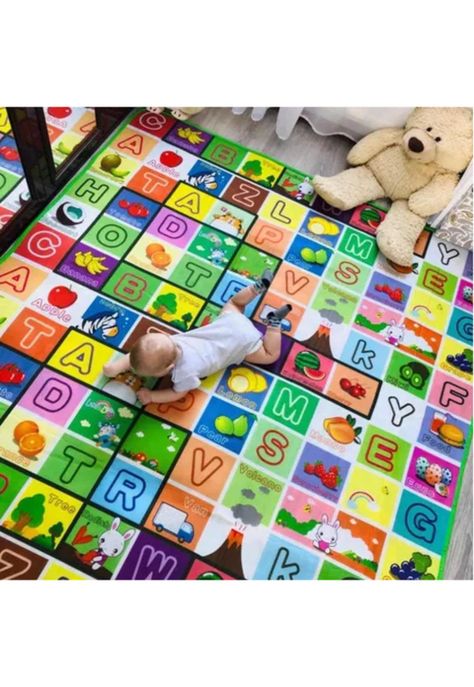 2 alfombras lavables infantiles, antigolpes, para niños y bebés, x2-2