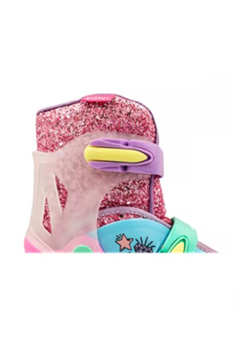 Patines en línea Rush Girl-2025 ajustables T 34-37, rosado-1