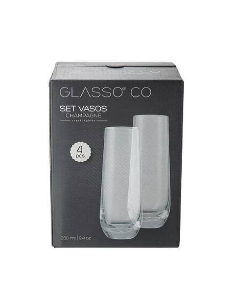 Set 4 Vasos Champagne Espumante 280ml-3