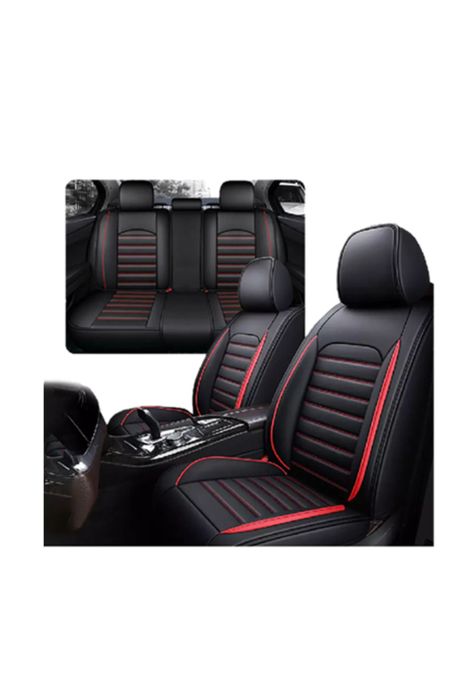 Funda cubre asiento ecocuero Galanta set 5 asientos luxury-1